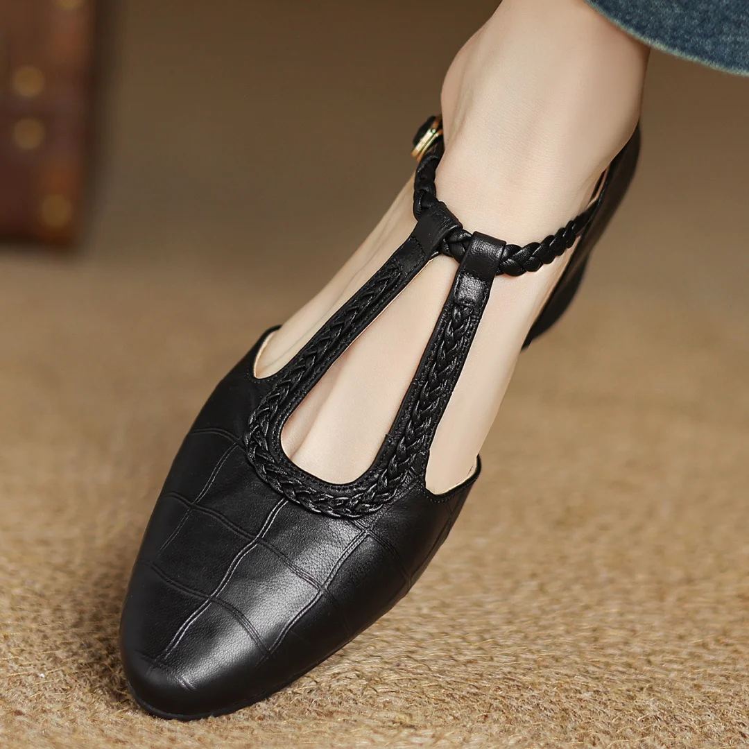Sarah&Kate™| Kepa Leather Mary Janes