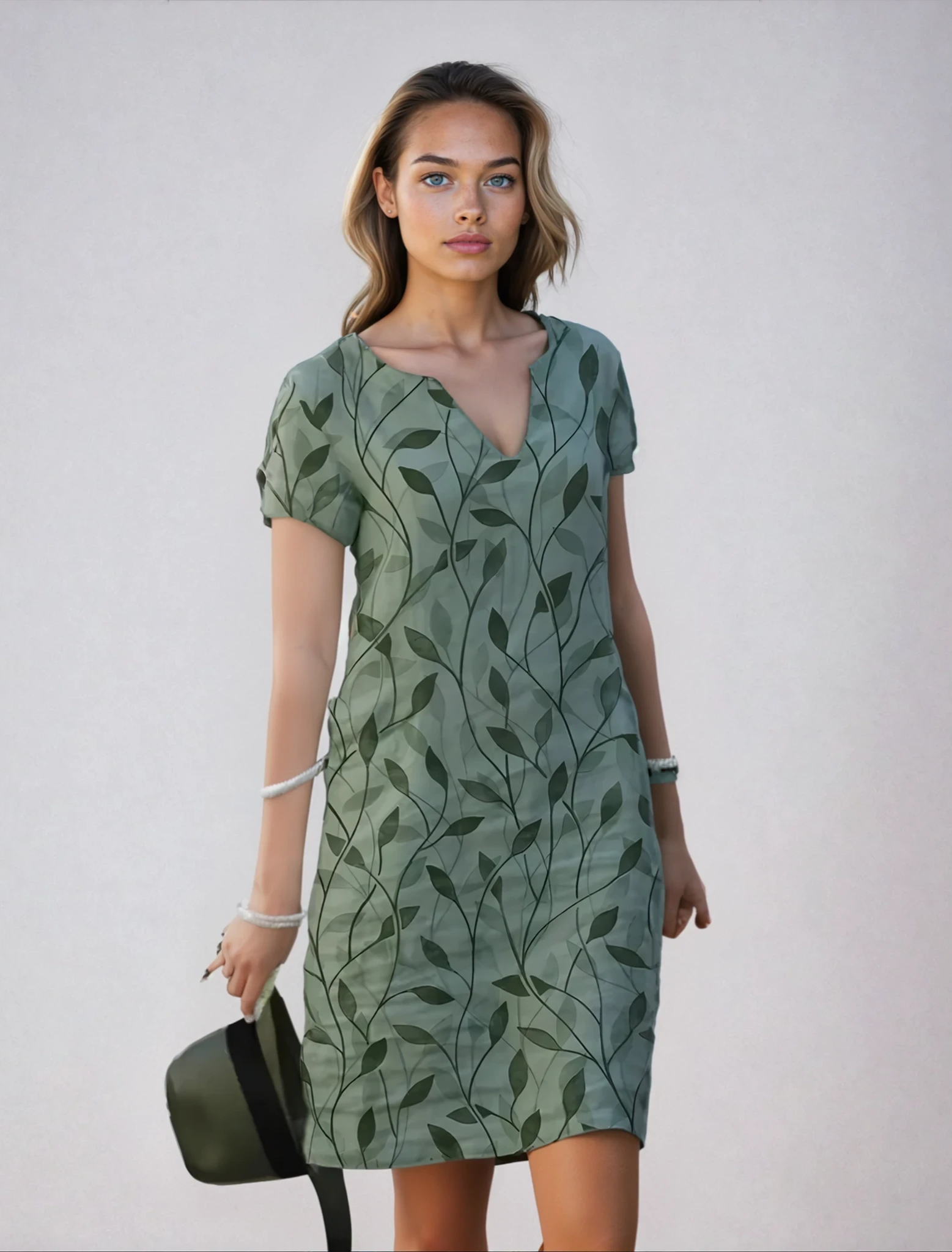 Opaline™ – Elegant Chiffon Halter Summer Dress