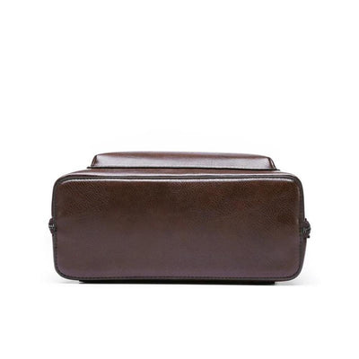 Saskia - Classic backpack with double zip opening