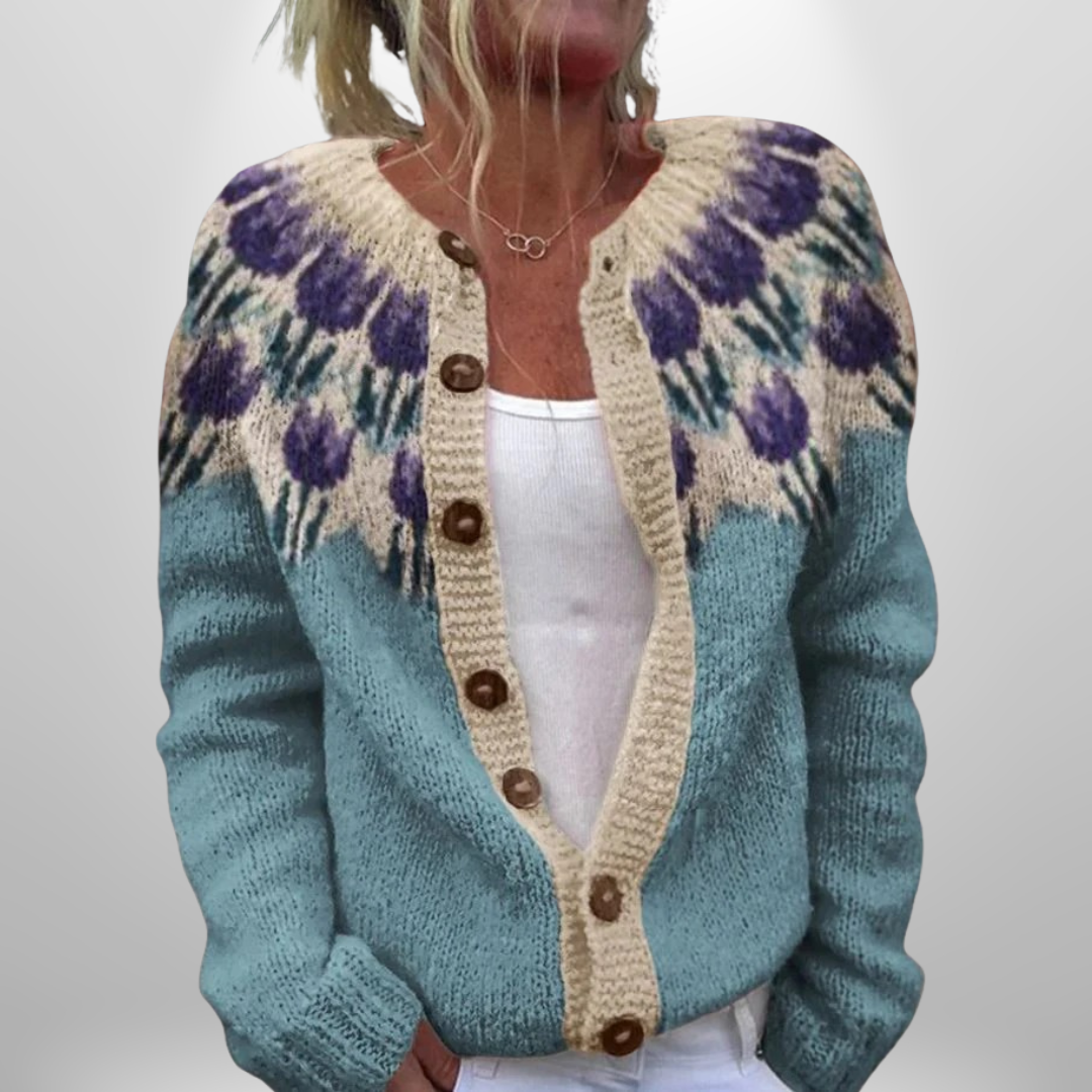 Lovisa™ | Cardigan with Floral Pattern