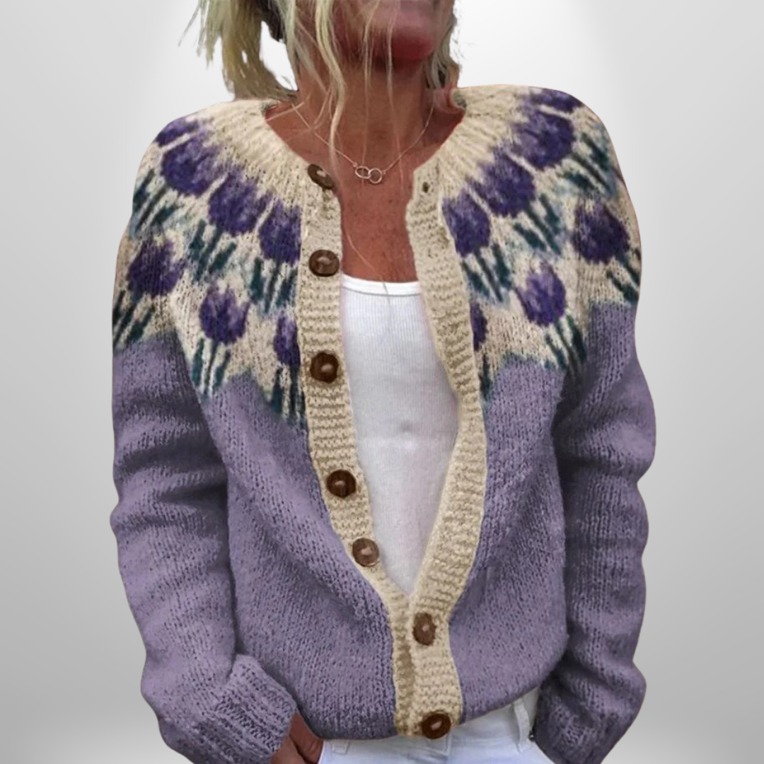 Lovisa™ | Cardigan with Floral Pattern