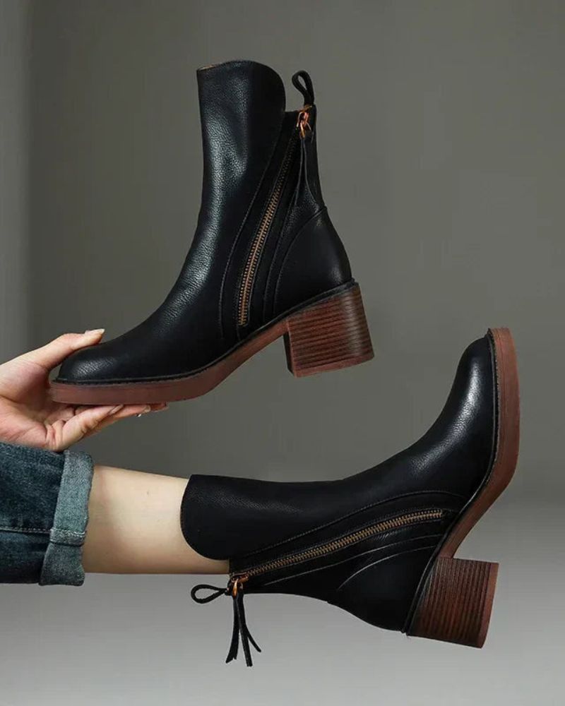 Grace™ | Stylish Ankle Boots with Heel