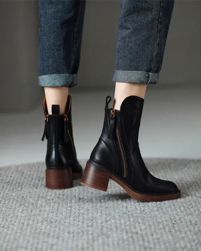 Grace™ | Stylish Ankle Boots with Heel