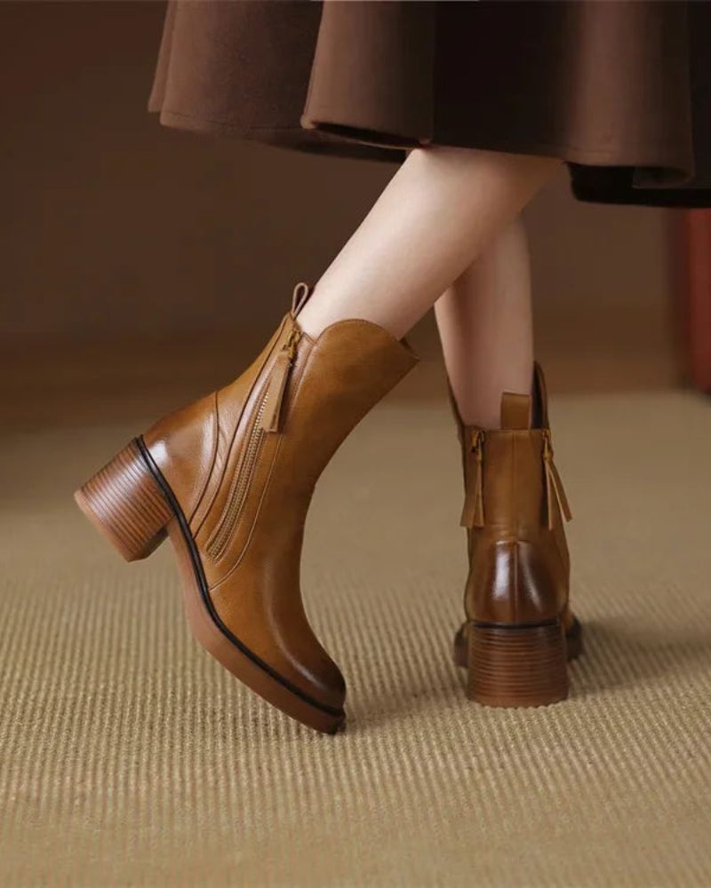 Grace™ | Stylish Ankle Boots with Heel