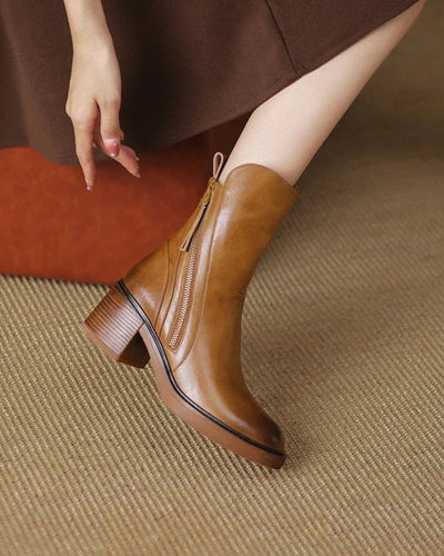 Grace™ | Stylish Ankle Boots with Heel
