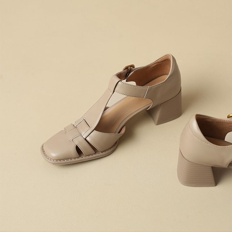 Clara | Square Toe Sandals