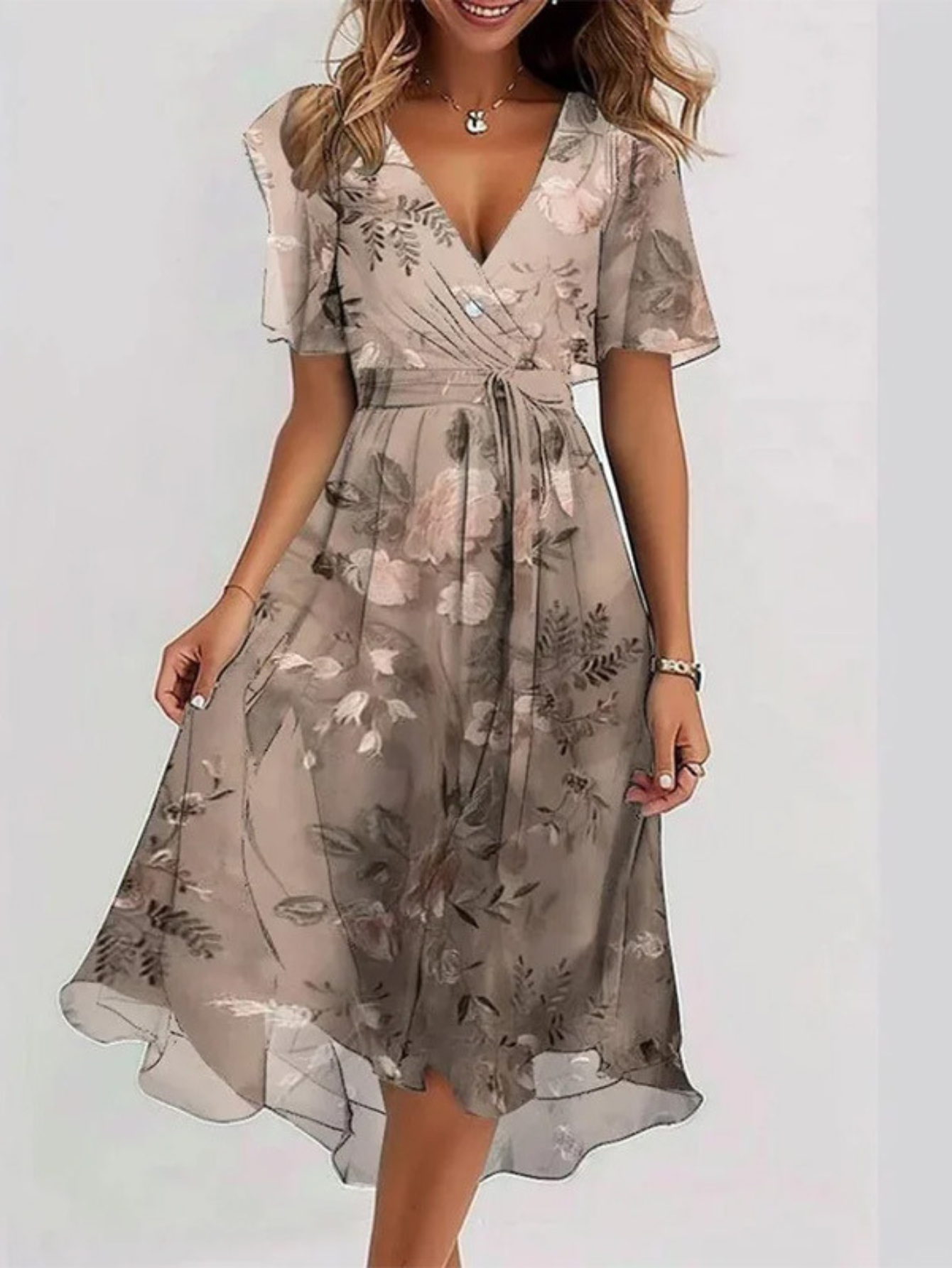 Clara | Summer Dress With Belly Cover