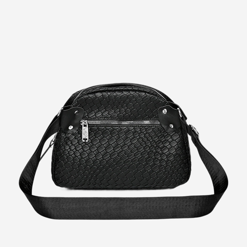 SVEA | Bodil – Shoulder Bag with Woven Pattern