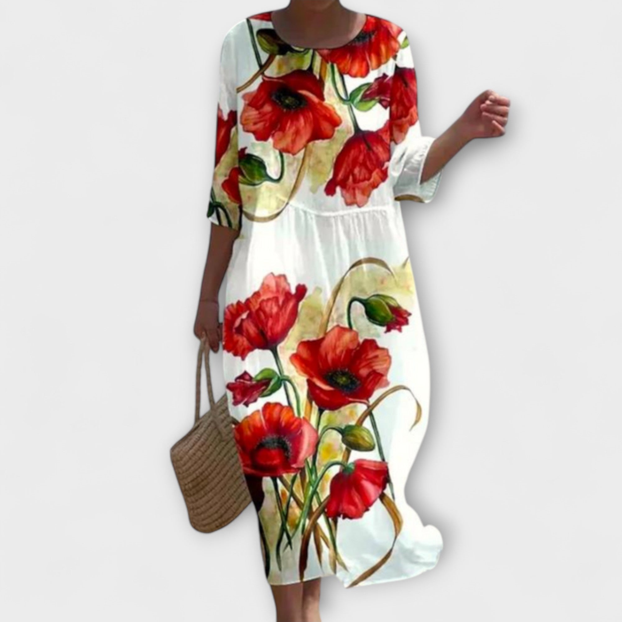 Violeta™ – Sleek Floral Maxi Dress