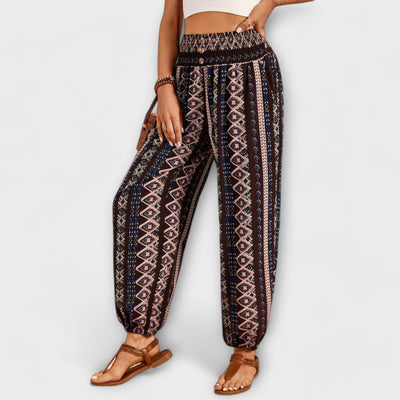 Clara | Ethnic Graphic Pants