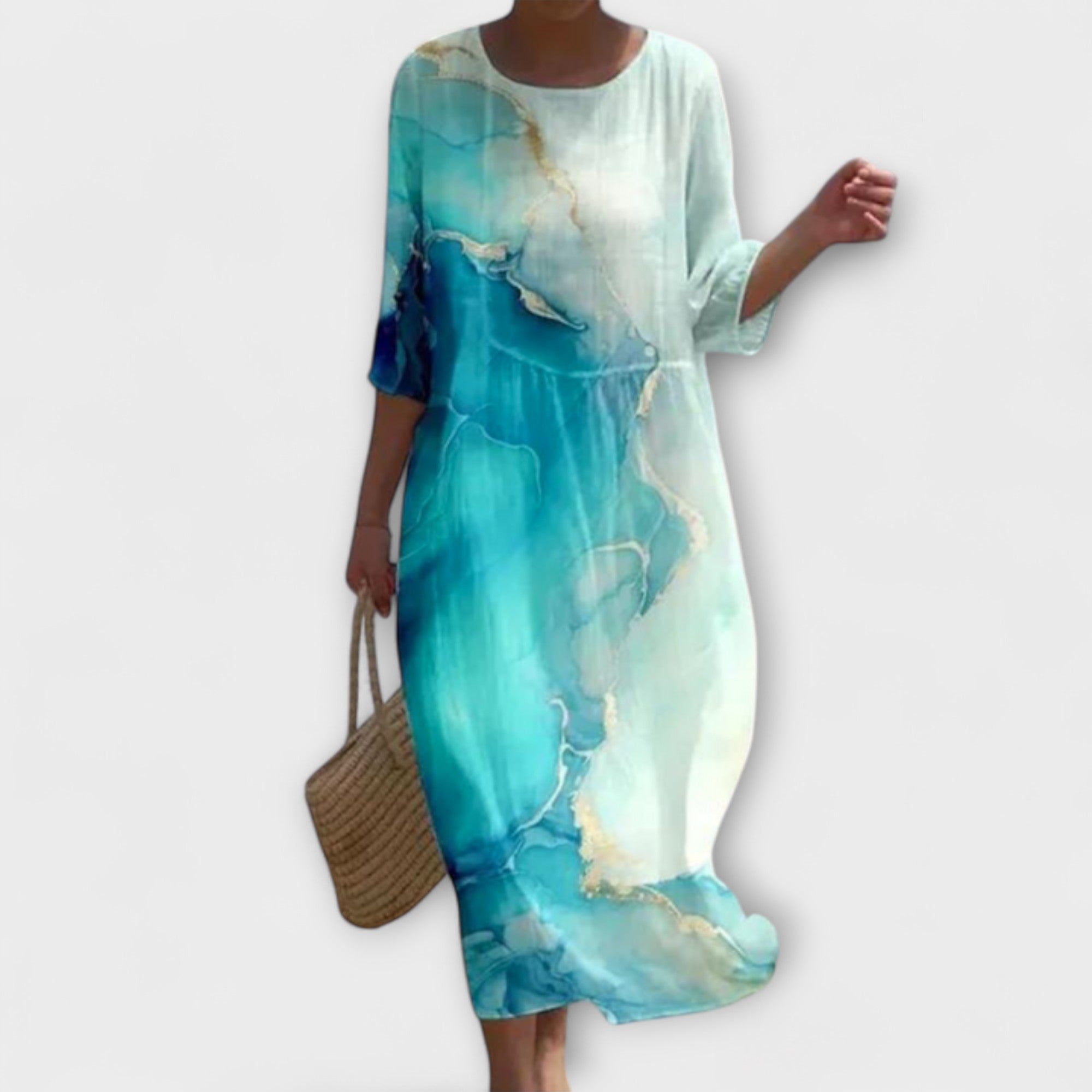 Violeta™ – Sleek Floral Maxi Dress