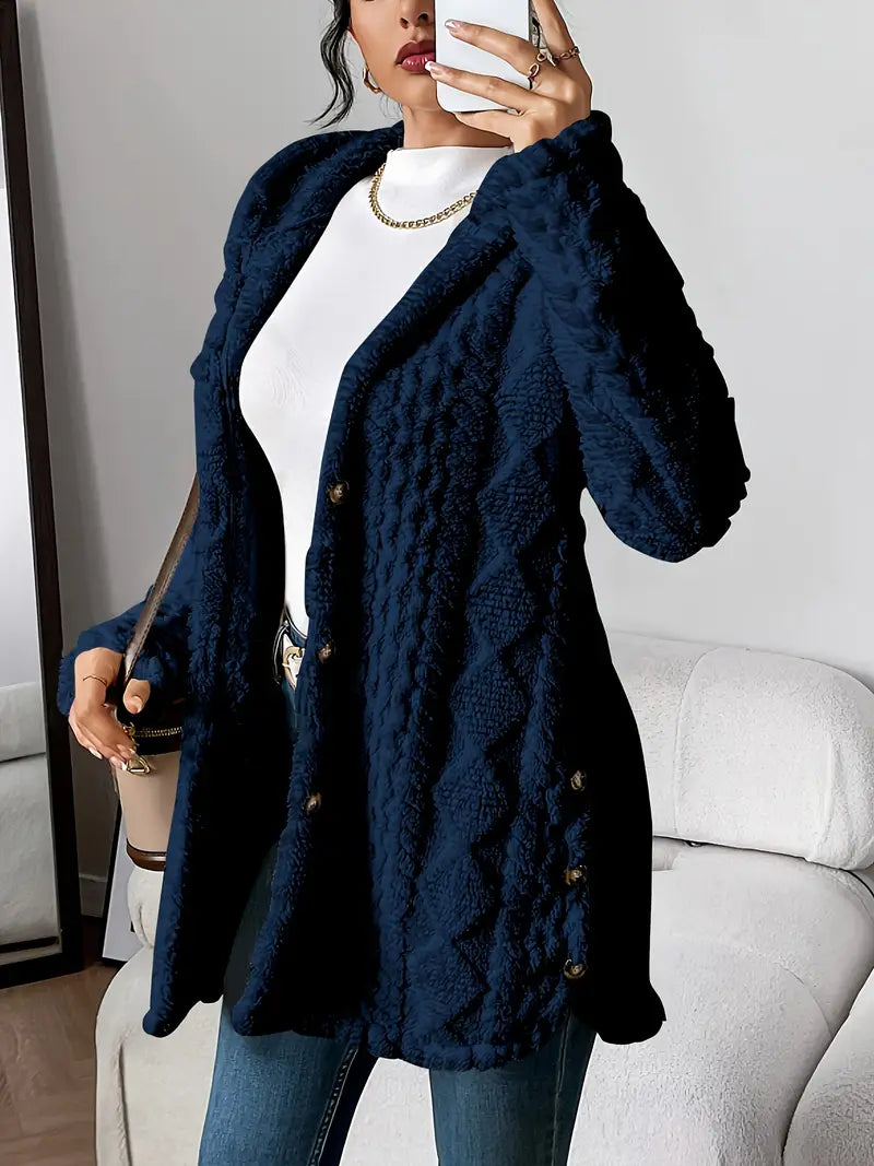 Olivia™ | Cozy Hooded Cardigan