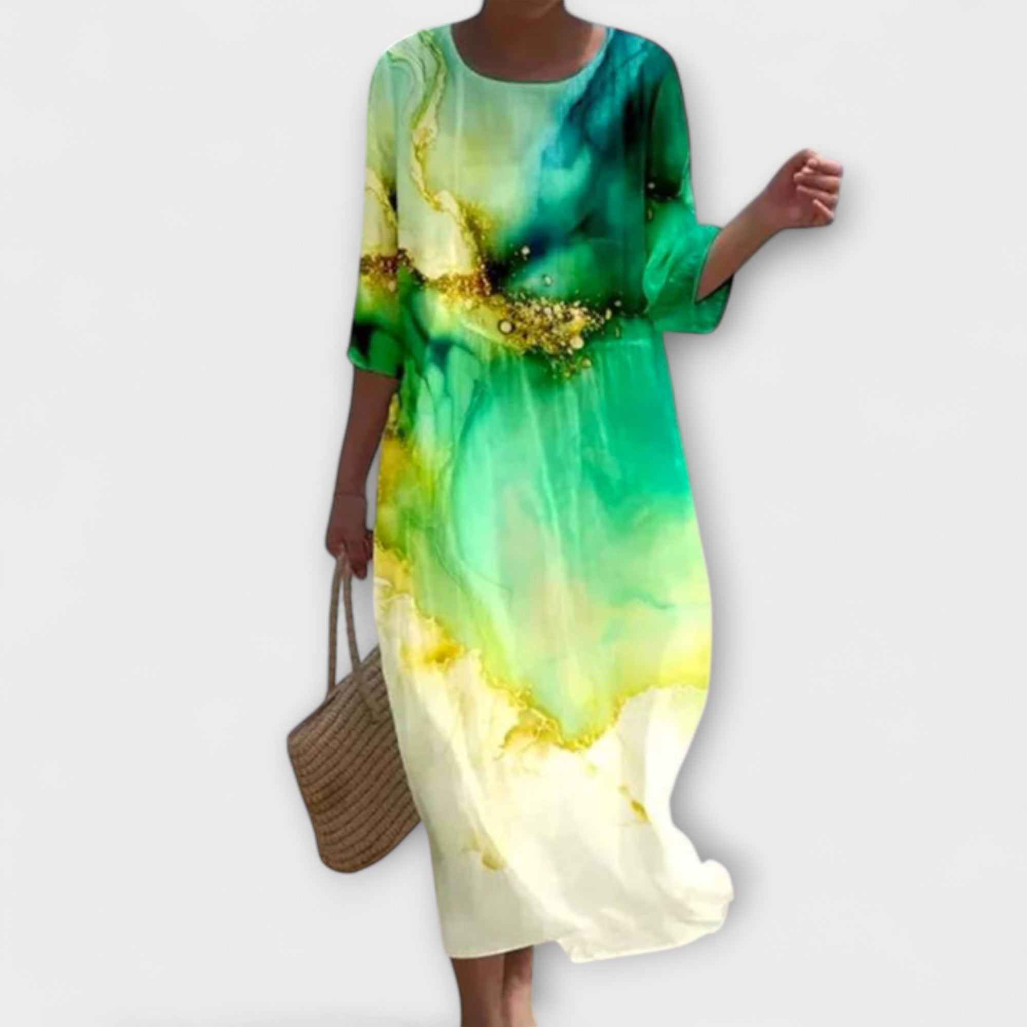 Violeta™ – Sleek Floral Maxi Dress