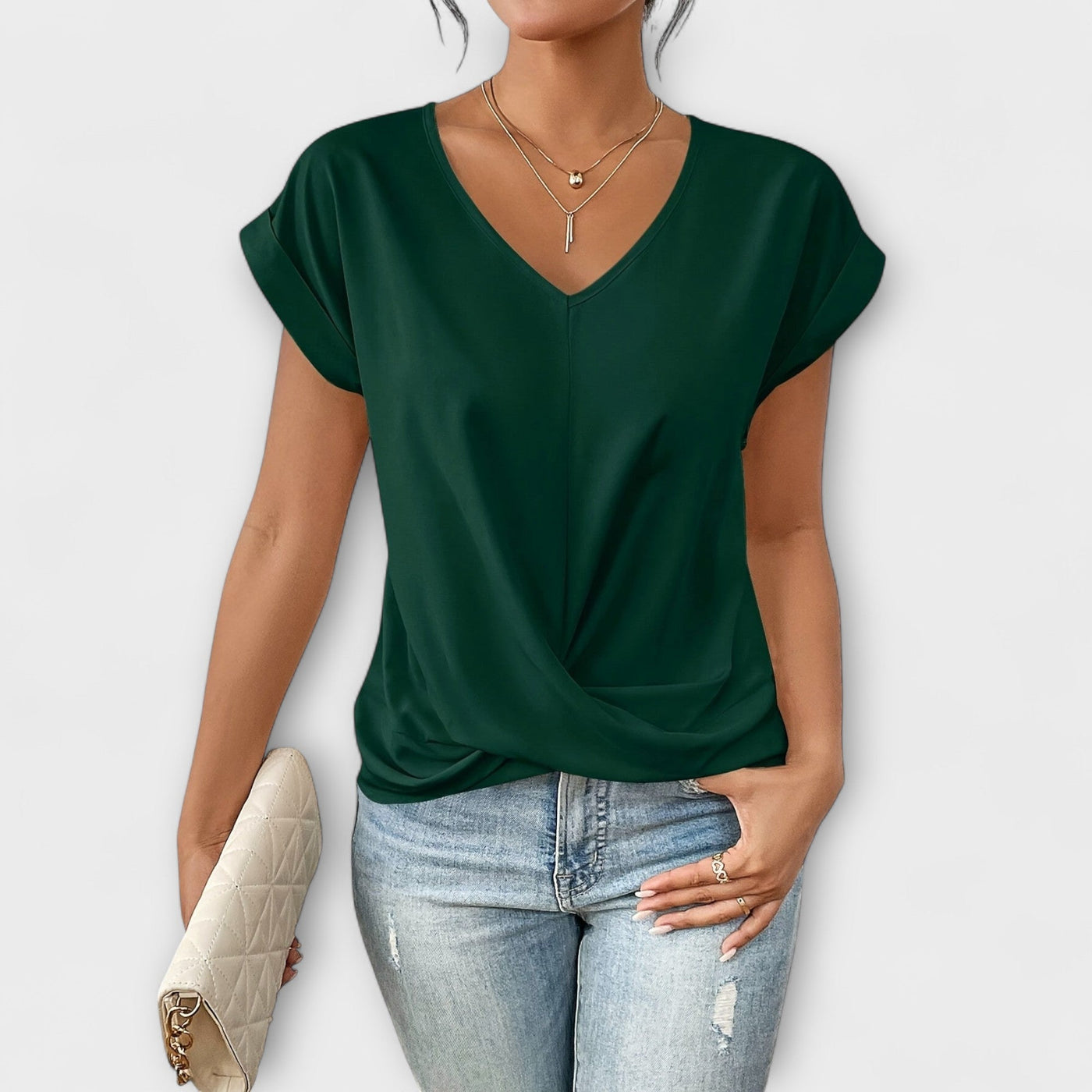 Clara | Elegant V-neck Top