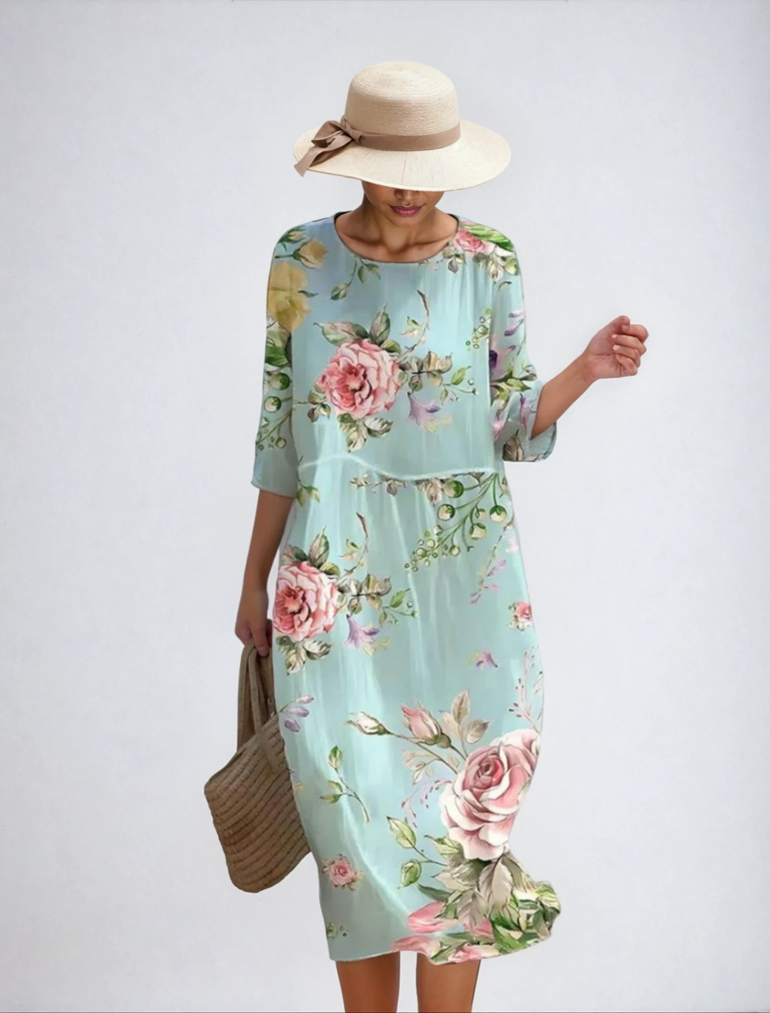 Violeta™ – Sleek Floral Maxi Dress