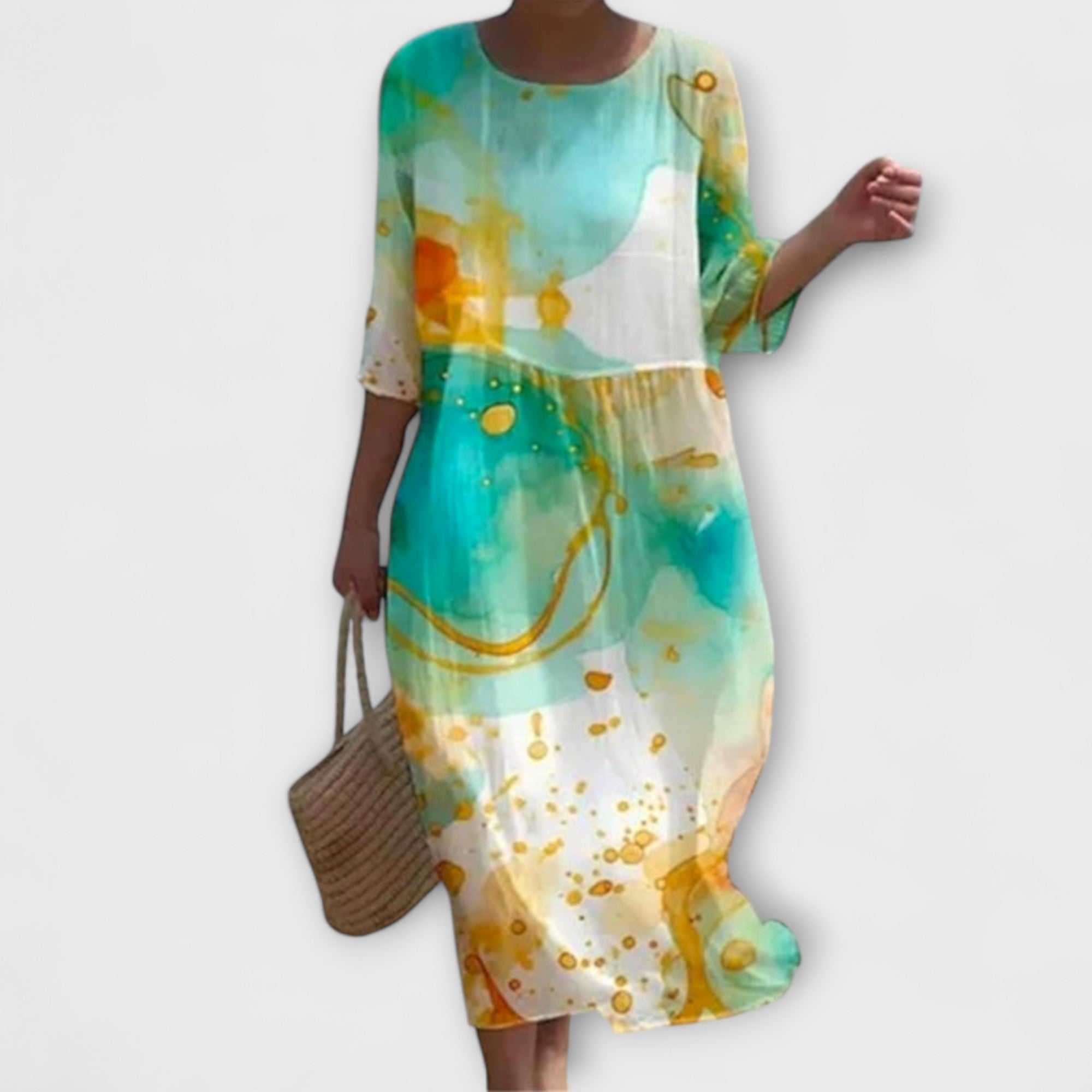 Violeta™ – Sleek Floral Maxi Dress