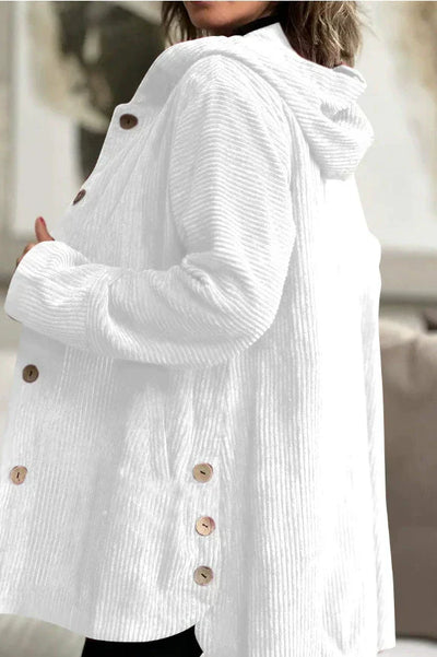 Grace™ | Cozy Corduroy Hooded Jacket