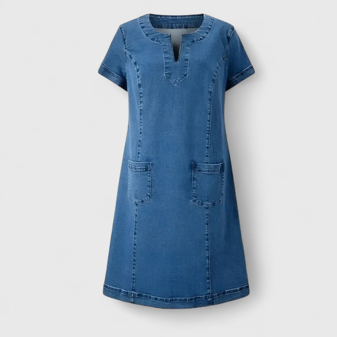 Clara | Elegant Denim Dress