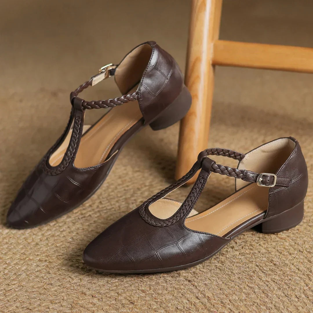 Sarah&Kate™| Kepa Leather Mary Janes