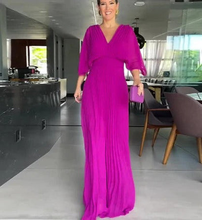 Olivia | Classic Pleated Dress