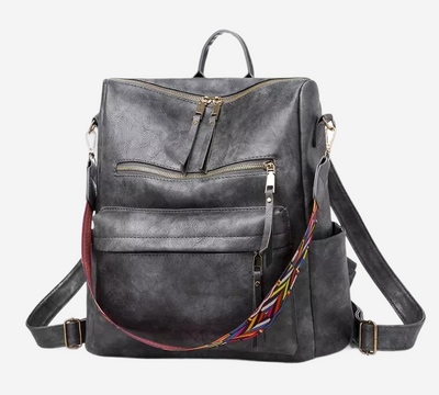 SVEA | Leather Backpack with Large Capacity