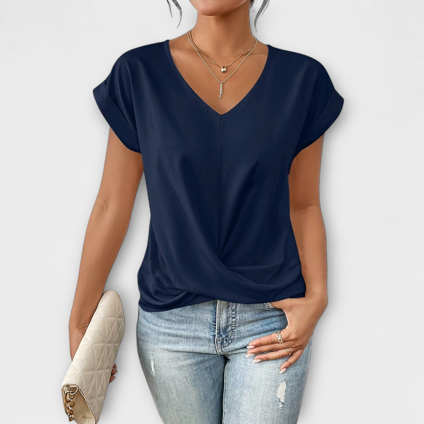 Clara | Elegant V-neck Top