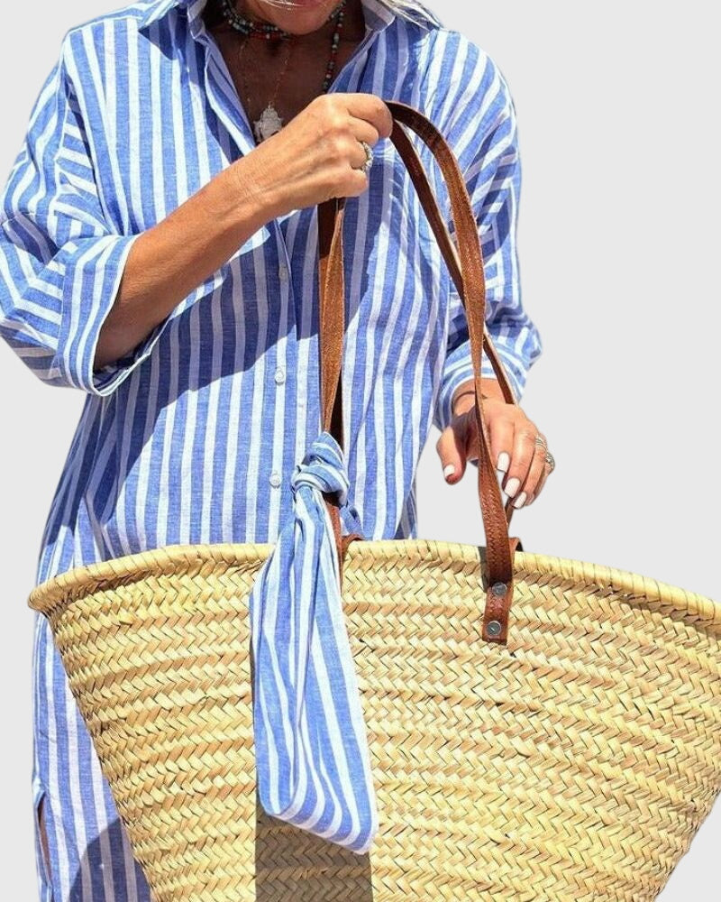 Clara | Classic Striped Dress