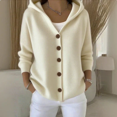 Sophia™ | Trendy Knit Cardigan with Hood