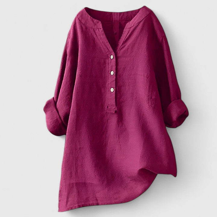 Clara | Elegant Button-Front Shirt