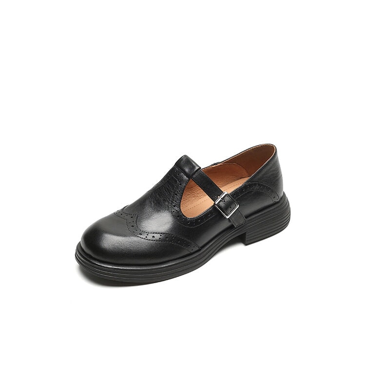 Sophia™ | Elegant Leather Mary Janes