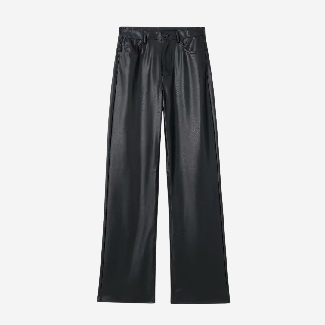 SVEA | Faux Leather Trousers