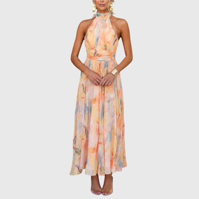 Clara | Halter Maxi Dress
