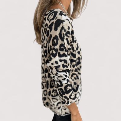 Sophia™ | Casual Leopard Print Top