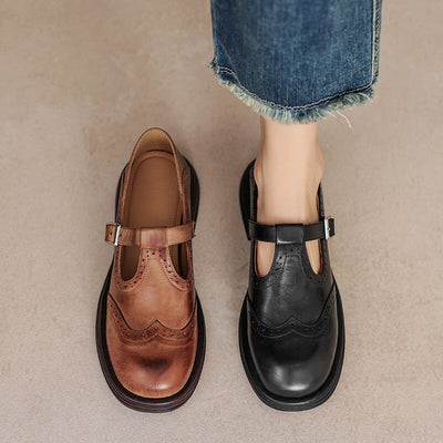 Sophia™ | Elegant Leather Mary Janes