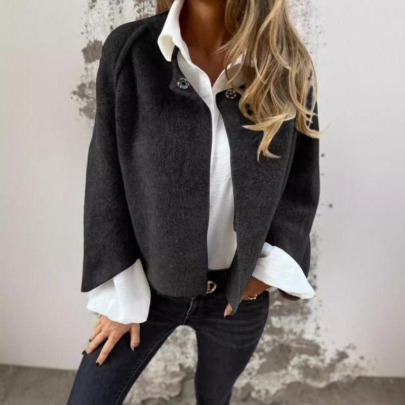 Olivia™ | Short Jacket with Chic Flared Sleeves