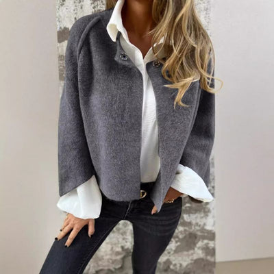 Olivia™ | Short Jacket with Chic Flared Sleeves